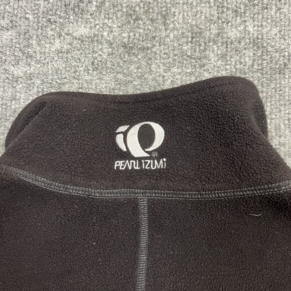 Pearl Izumi Jacket Mens Large Black Full Zip Fleece Cycling Outdoor Reflective - Picture 3 of 9